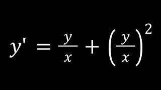 A Nice Differential Equation