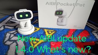 New AIBI update 1.4.0 What's new? #aibi #livingai #robot #ai #chatgpt #update #new #cute #pets 
