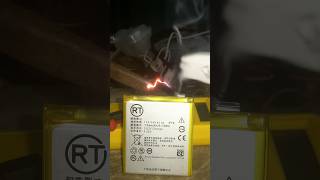 Shocking Reaction! Lithium Battery Short Circuit Test"... || #entertainment #USATech #shorts