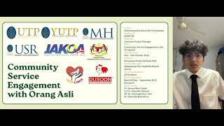 UTP MPU4 BATCH 18 (SEPTEMBER 2022) - COMMUNITY ENGAGEMENT WITH ORANG ASLI - 20001730