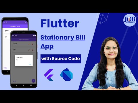 Flutter | Stationary Bill App Tutorial For Beginners | Android Studio