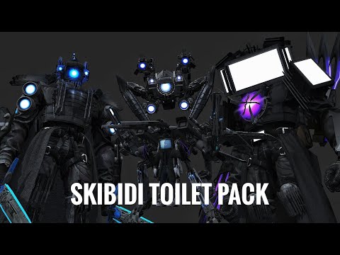 Skibidi Toilet Model Pack (+Fanmade)【Prisma 3d】