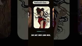 Futakuchi-Onna  |Japanese Yokai Monsters |Mythology & Legends  #races #monster #shorts #fantasyraces