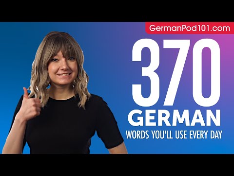370 German Words You'll Use Every Day - Basic Vocabulary #77
