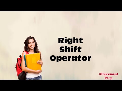Right Shift Operator | pseudocode | @placementprep833