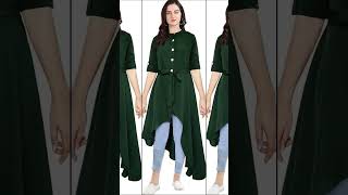 new long top design jeans pants design#girl top#trending​ #fashion​ #dress​ #youtubeshorts​ #shorts​