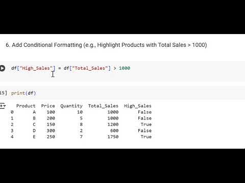Conditional format using python  #excel #dataanalysis #exceltips #education #datascience #python