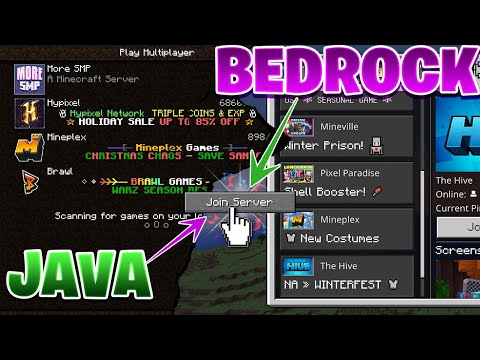 How to join my Minecraft Server | Java and Bedrock Crossplay