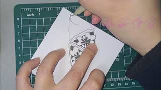 禪繞畫-#caro 卡洛 Zentangle
