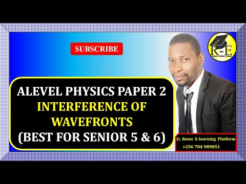 004 – ALEVEL PHYSICS PAPER 2 | INTERFERENCE OF WAVEFRONTS | PHYSICAL OPTICS | 510/2