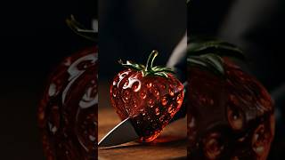 strawberry 3d satisfying cutting #satisfyingvideo #3dcutting #yttrendingsatisfyingvideo