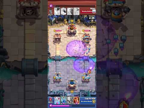 This might just be the quickest Dark Elixir match 🥸😈 #clashroyale #supercell #gaming