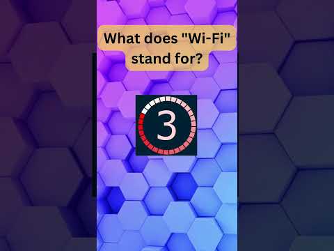 What does Wi-Fi stand for? | Wireless Fidelity Explained #TechBasics #InternetConnectivity