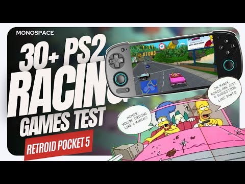 30+ Racing PS2 Games tested on the Retroid Pocket 5