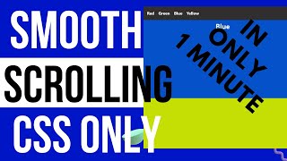 🔴Smooth scrolling using CSS Only || Earth of Knowledge #cssonly