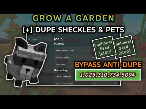 [🐝] ANTI-DUPE BYPASS Grow A Garden Script 🌻 : GET ALL VALUABLE FRUITS & PETS (DUPE) UNPATCH! 🤑