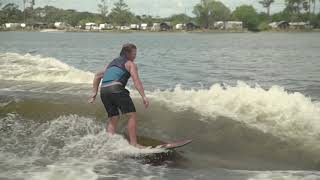 The Hyperlite Landlock Longboard Wakesurf Board