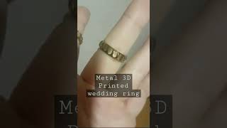 Wedding Rings - Metal 3D Printed