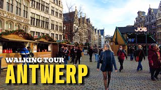 Discover the BEST of Antwerp Belgium's Christmas Walking Tour 4K