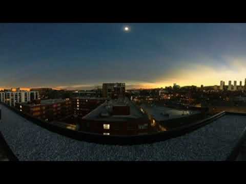 Montreal Solar Eclipse 360 video - 2024