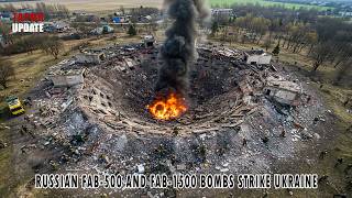 When Russia’s FAB-500 & FAB-1500 Bombs OBLITERATED a Ukrainian Military Post