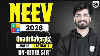 Quadrilaterals – Lecture 01 | Class 9 Mathematics | NEEV 2026 | CBSE 2025
