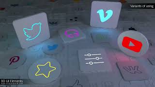 3D UI Elements