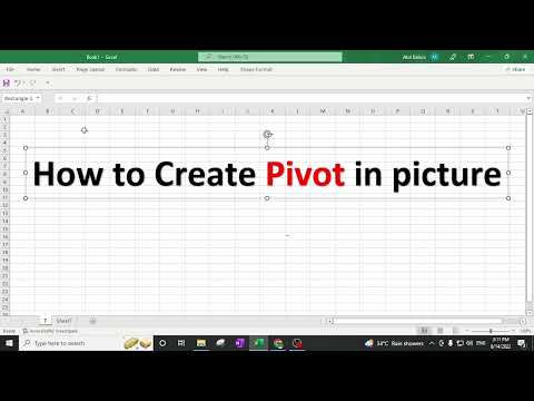 How to Create Pivot in picture