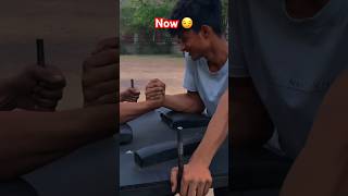Arm wrestling short trending video || How ti use hook #viral #trending #gym #hookpower #power #virel