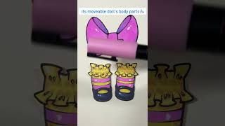 🌸 Dandy's World - 🎀POPPY💕part 2✨DIY Movable Doll 🫠🌈