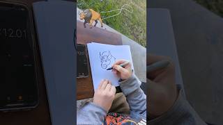 Drawing the Pokémon, Tauros, in 30 seconds#Pokemon #tauros #art #drawing #30seconds