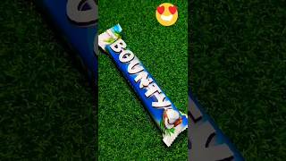 "ASMR Unwrapping & Eating BOUNTY Bars 🍫🥥 Super Satisfying Sounds!" #canduopening #wowsweets