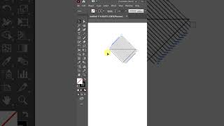 🔲 Geometric Line Pattern Design in Illustrator | #shorts #patternart