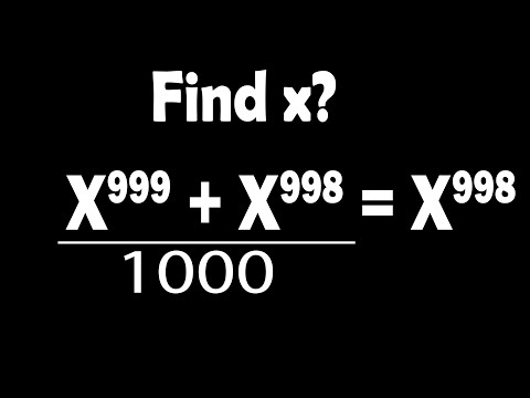 How to solve Exponential problem find x
