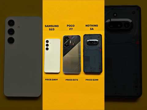 Samsung S23 vs Poco F7 vs Nothing 3A – BGMI Speed Test SHOWDOWN! (Who Wins?)😍