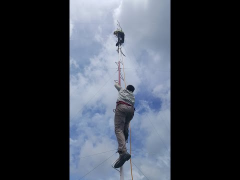 120 Degree UBNT sector with Rocket Prism Install on wifi tower