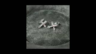 「Kreuz」粉十字｜耳扣 #好物分享 #耳环 #耳饰推荐