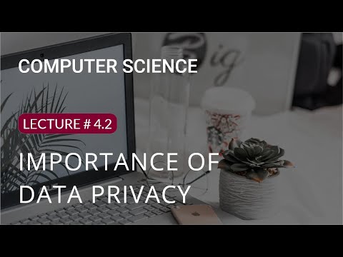 Importance of Data Privacy  | 9th Class | Computer Science | Lecture 4.2