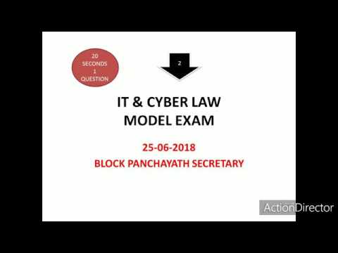 IT& Cyber law previous psc Question, Model Exam, IT & Cyber law Degree level Question