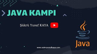 JAVA KAMPI - 13. Kullanıcıdan Veri Alma