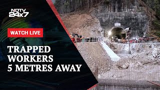 Uttarkashi Tunnel Rescue | Trapped Tunnel Workers Just 3 Metres Away As Rescuers Dig Through Rubble