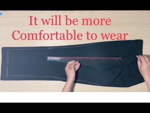 How to edit the pants, to fit the shape, more beautiful. Simple - Save money.