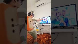 Building the Nintendo Labo Toy-con 2 Robot Kit. Thanks, Daddy and Tito EG! 2025 June 18.