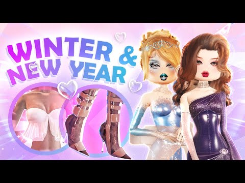 ONLY Using WINTER & NEW YEAR ITEMS In DRESS To IMPRESS?!