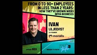 How they built web3 infra business | Ivan Liljeqvist, Co-Founder @ Moralis | Web3 Talks #33