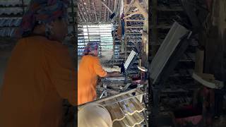 Roof tile making process part175 #trending Creative #construction #amazing #fast