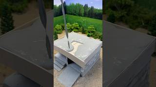 Incredible S-Tiny house made with mini bricks part 1 #miniature #diy