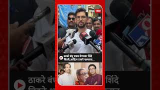 Aaditya Thackeray : ठाकरे बंधू एकत्र येण्यावर शिंदे चिडले,आदित्य ठाकरे म्हणतात...