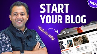 Wordpress Blog Tutorial For Beginners - Blog Kaise Banaye in Hindi - Own Domain Blog