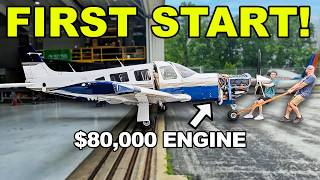 Two Year Airplane Project Starts New Engine For First Time !
